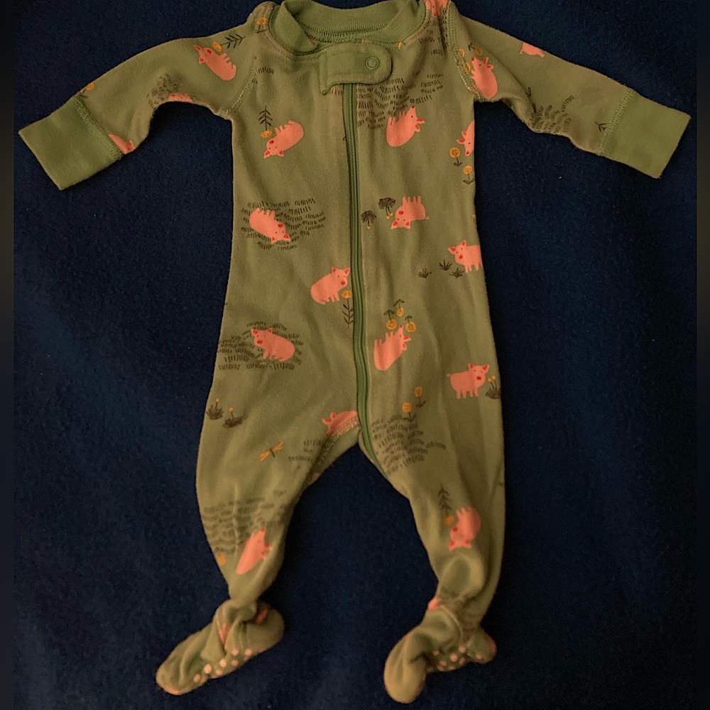 Hanna Andersson Newborn Zip Footed Sleeper